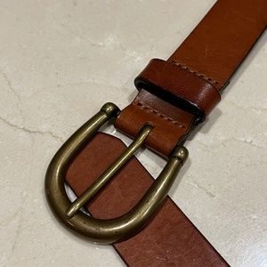 Leather belt